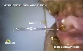 Creampied babe pooping