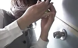 Japanese teen shits in panties in public