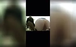 Curvy babe caught shitting