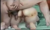 BBW babe takes big cumshot