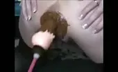 Fat american mom shitting