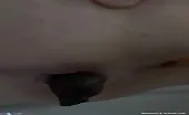 She decides to poop on bed